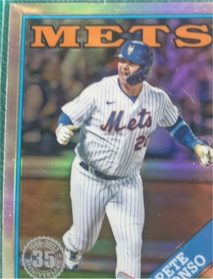 2023 Topps Chrome 1988 Topps Baseball #88BC-6 Pete Alonso — front