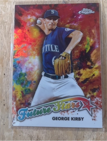 2023 Topps Chrome #FS-5 George Kirby Future Stars Seattle Mariners — front