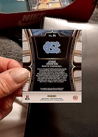 2023 Panini Select Draft Picks Concourse #16 Josh Downs — back