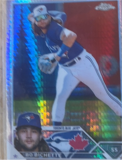 2023 Topps Chrome Prism Refractor #11 Bo Bichette — front