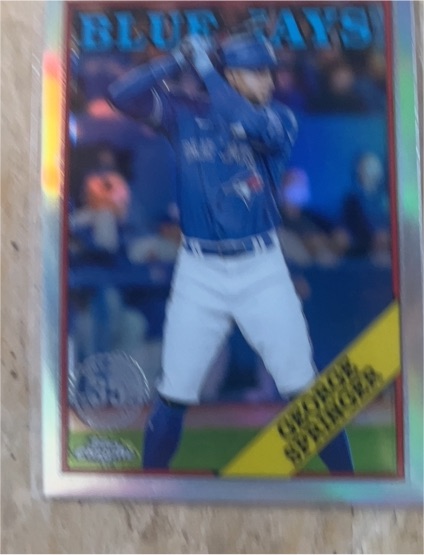 2023 Topps Chrome 1988 Topps 35th Anniversary #88BC-19 George Springer — front