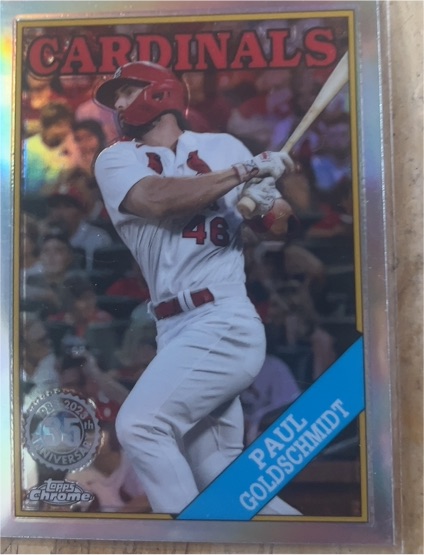 2023 Topps Chrome 1988 Topps 35th Anniversary #88BC-2 Paul Goldschmidt — front