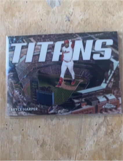 2023 Topps Chrome #CT-2 Bryce Harper Titans — front