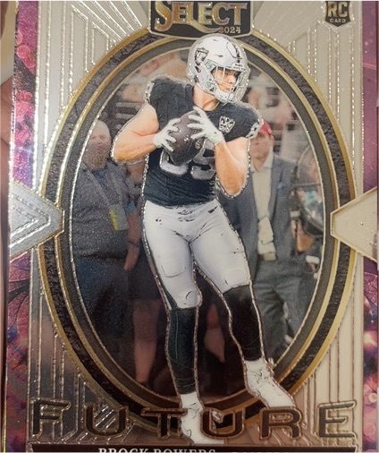 2024 Panini Select #3 Brock Bowers Select Future RC — front