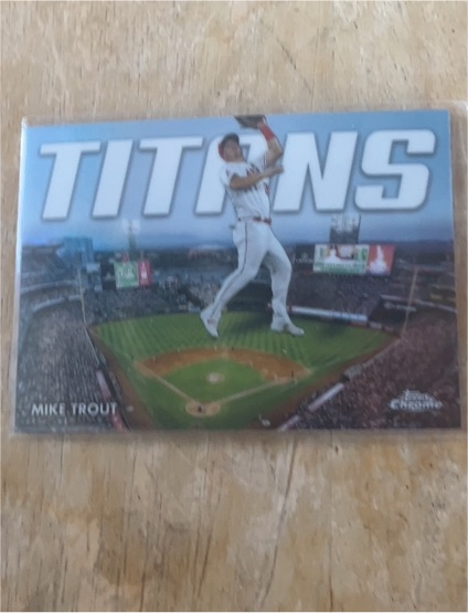 2023 Topps Chrome #CT-3 Mike Trout Titans — front