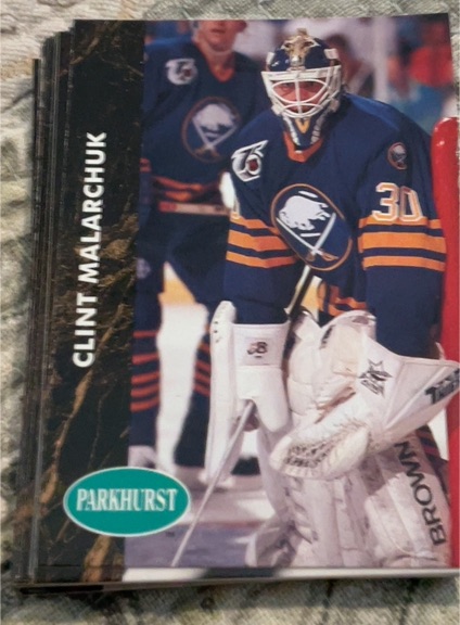 1991-92 Parkhurst #244 Clint Malarchuk — front