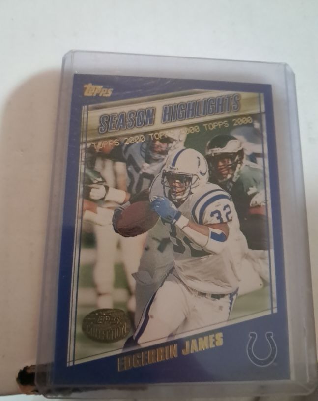 2000 Topps #322 Edgerrin James — front