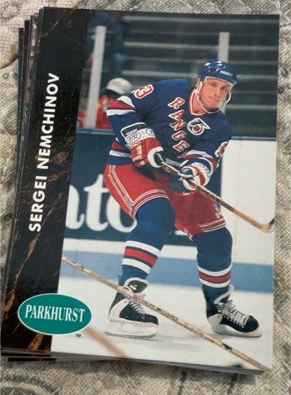 1991-92 Parkhurst #334 Sergei Nemchinov — front