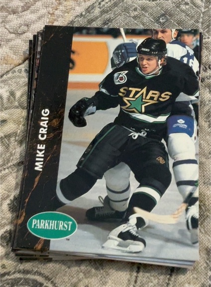 1991-92 Parkhurst #301 Mike Craig — front