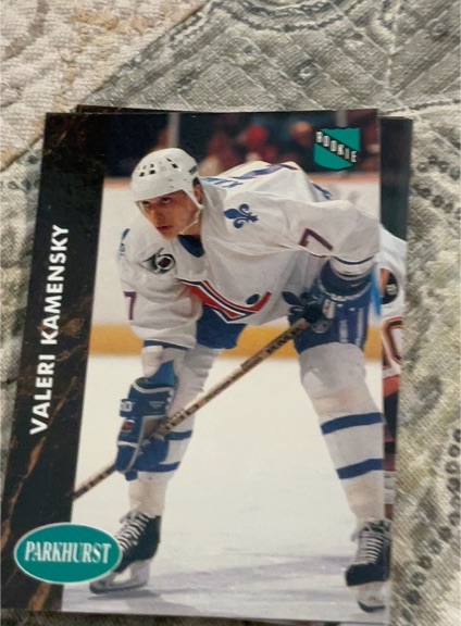 1991-92 Parkhurst #362 Valeri Kamensky — front