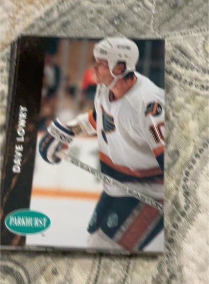 1991-92 Parkhurst #376 Dave Lowry — front