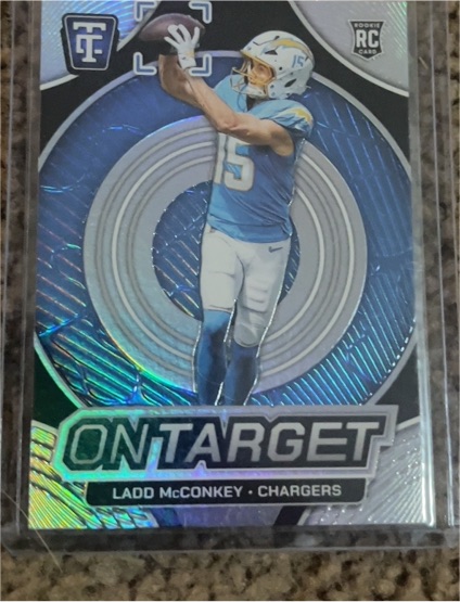 2024 Panini Totally Certified On Target #3 Ladd McConkey — front