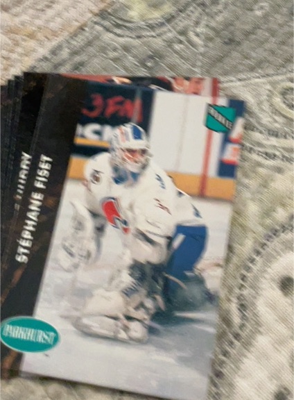 1991-92 Parkhurst #363 Stephane Fiset — front