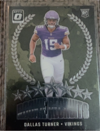 2024 Donruss Optic #14 Dallas Turner Rookie Recruits — front