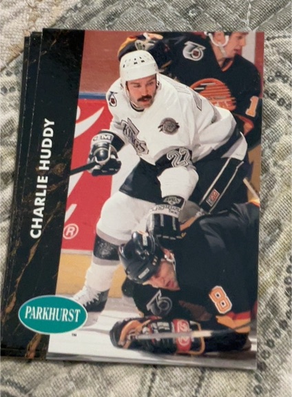 1991-92 Parkhurst #unknown Charlie Huddy — front