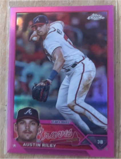 2023 Topps Chrome #66 Austin Riley — front