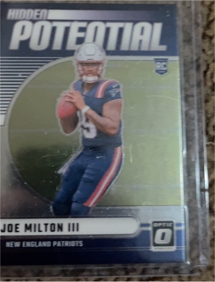 2024 Panini Donruss Optic #1 Joe Milton III Hidden Potential — front