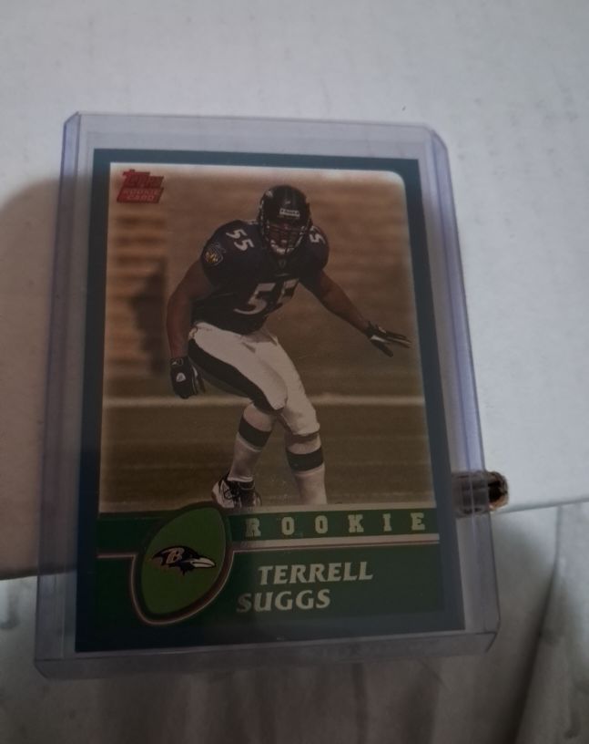 2003 Topps #314 Terrell Suggs Rookie Card — front