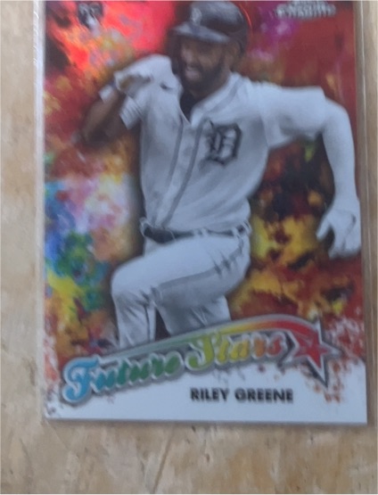 2023 Topps Chrome #FS-19 Riley Greene Future Stars — front