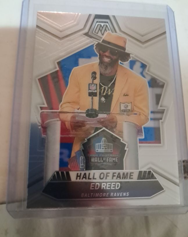 2024 Panini Mosaic #293 Ed Reed Hall of Fame Baltimore Ravens — front