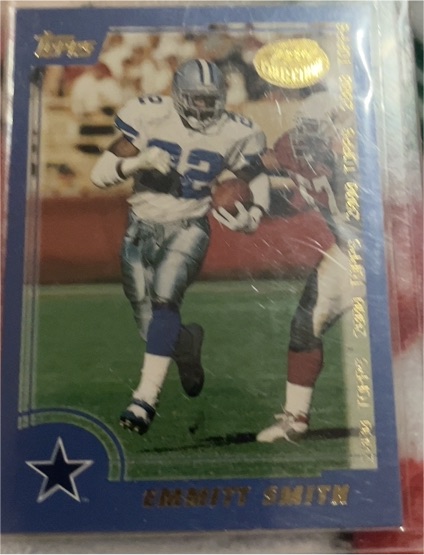 2000 Topps #10 Emmitt Smith — front