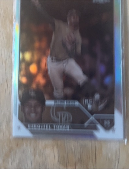 2023 Topps Chrome #106 Ezequiel Tovar Sepia Refractor Rookie — front