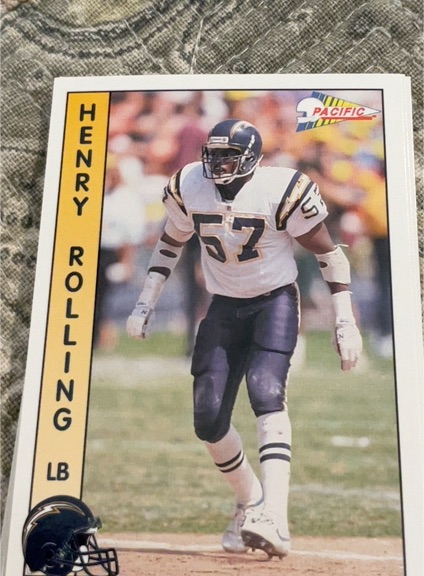 1991 Pacific #274 Henry Rolling — front