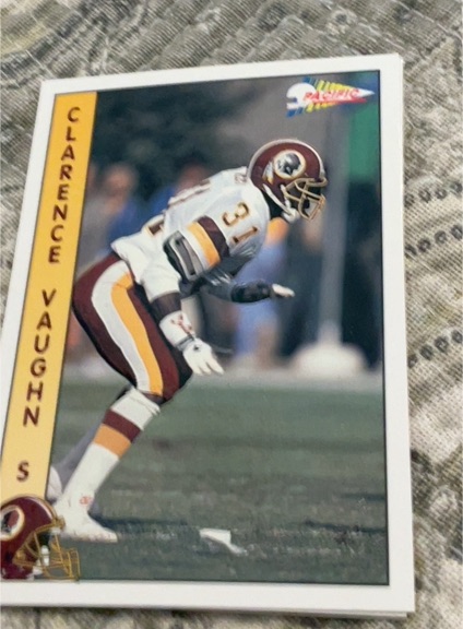 1992 Pacific #643 Clarence Vaughn — front