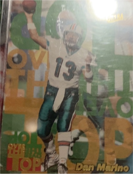 1999 Fleer Ultra Over the Top #13 Dan Marino — front