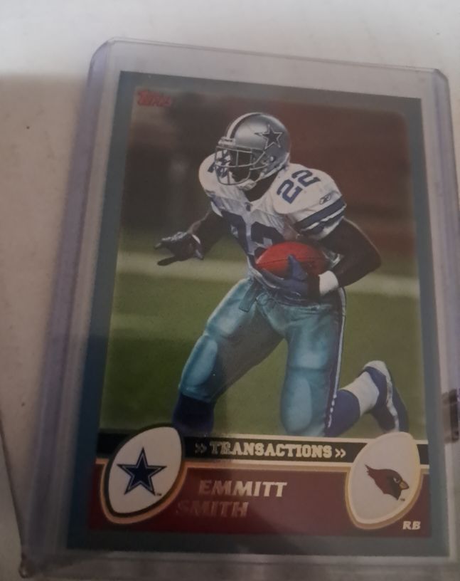 2003 Topps Transactions #150 Emmitt Smith — front