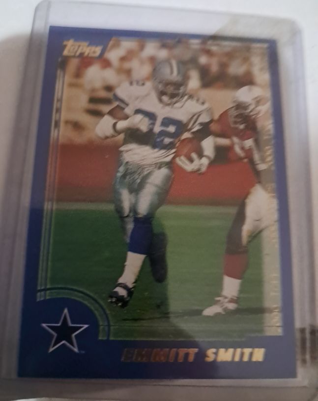 2000 Topps #10 Emmitt Smith — front