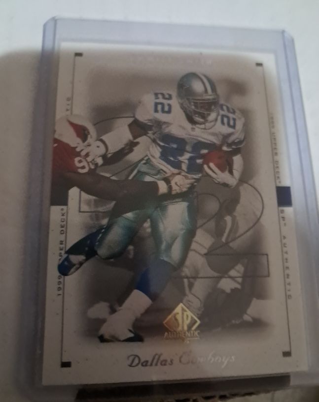1999 Upper Deck SP Authentic #22 Emmitt Smith — front