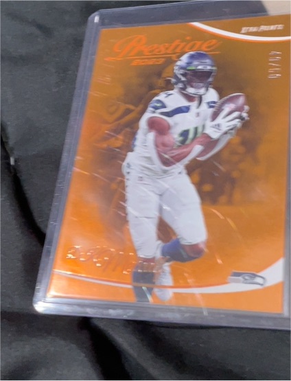 2024 Panini Prestige Xtra Points Orange #295 DK Metcalf — front