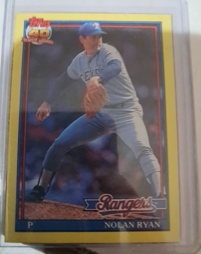 1991 Topps #N Nolan Ryan — front