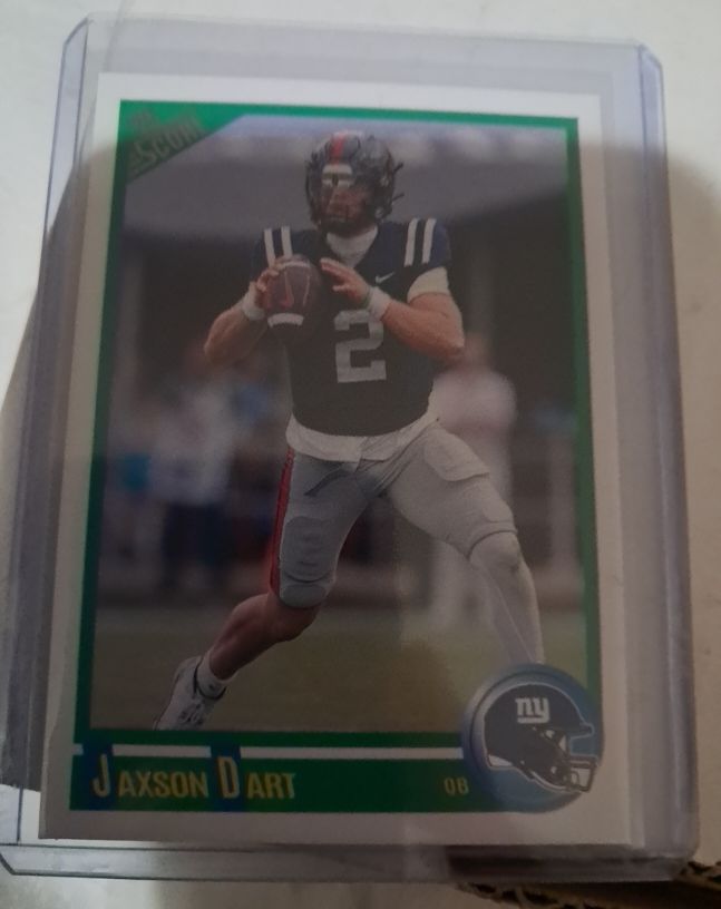 2025 Panini Score Anniversary Rookie #9 Jaxson Dart — front
