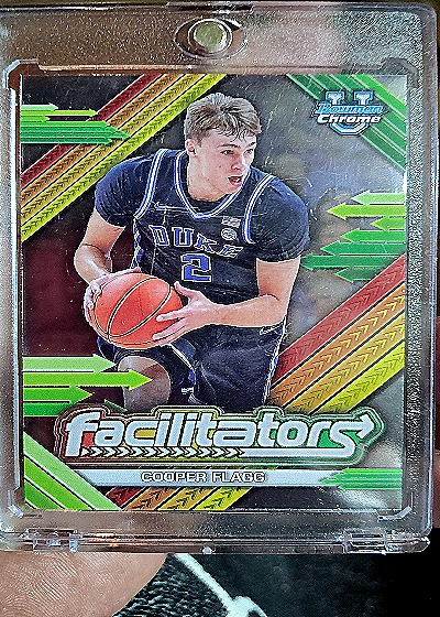 2024-25 Bowman Chrome University #F-10 Cooper Flagg Facilitators — front
