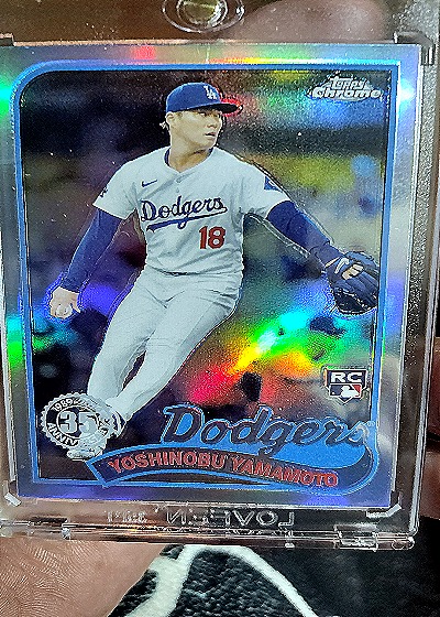 2024 Topps Chrome Update #89CU-5 Yoshinobu Yamamoto — front