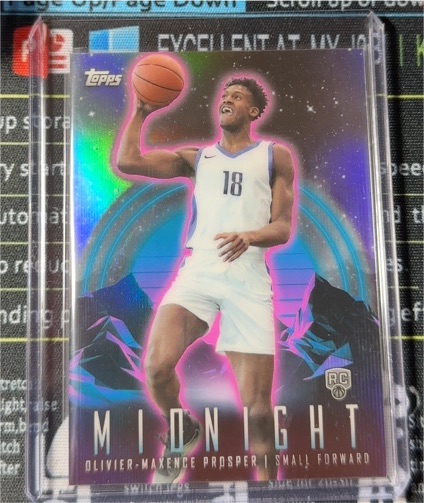 2023-24 Topps Midnight #18 Olivier-Maxence Prosper — front