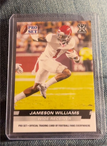 2022 Leaf Pro Set #PS-08 Jameson Williams — front