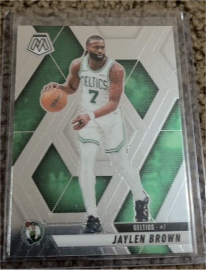 2024-25 Panini Mosaic #33 Jaylen Brown — front