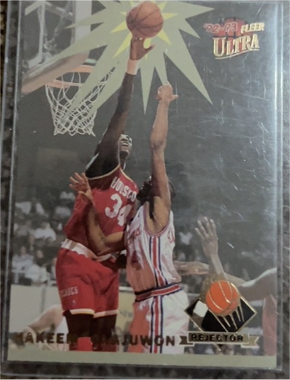 1992-93 Fleer Ultra #3 Hakeem Olajuwon Rejector — front