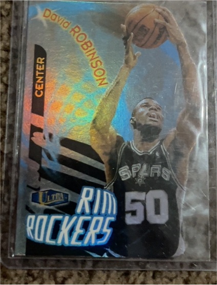 1997-98 Fleer Ultra Rim Rockers Die Cut #RR David Robinson — front
