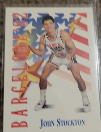 1991-92 SkyBox #539 John Stockton — front