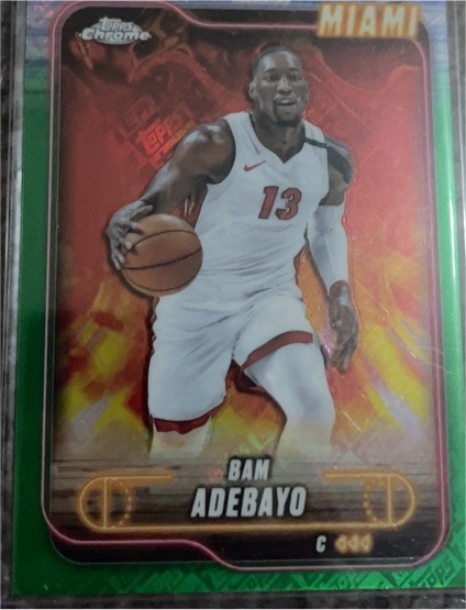 2024-25 Topps Chrome #33 Bam Adebayo — front
