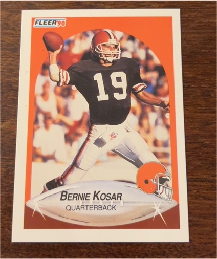1990 Fleer #51 Bernie Kosar — front