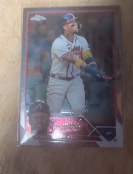 2023 Topps Chrome #150 Ronald Acuna Jr. — front
