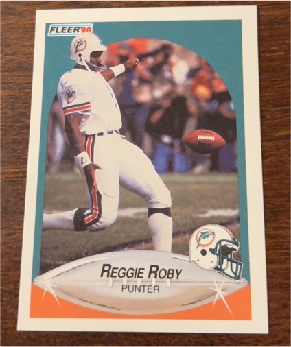1990 Fleer #246 Reggie Roby — front