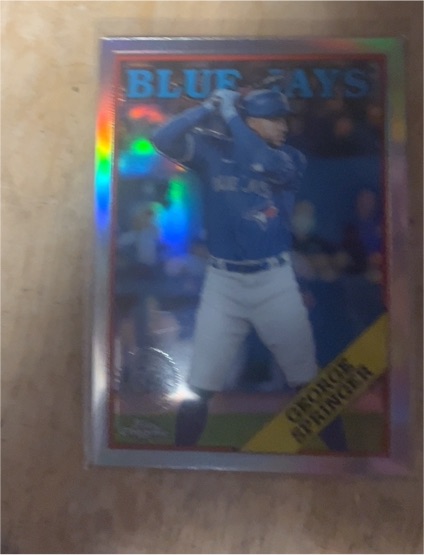 2023 Topps Chrome 1988 Topps Baseball #88BC-19 George Springer — front