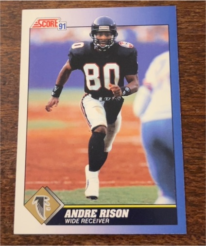 1991 Score #26 Andre Rison — front