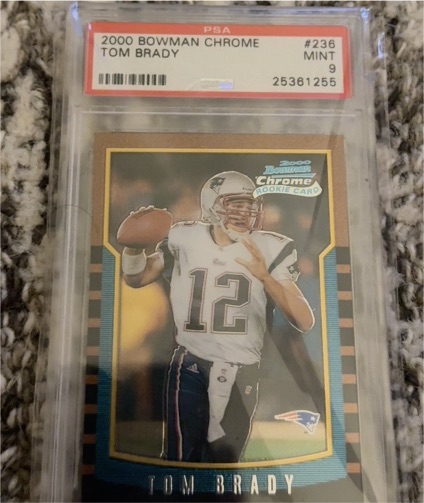 2000 Bowman Chrome #236 Tom Brady — front